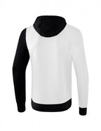 sweatshirt 5-C heren polyester wit/zwart/grijs maat M