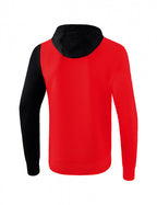 Erima Sweatshirt 5-C junior polyester rood/zwart/wit maat 128