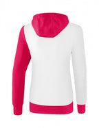 sweatshirt 5-C meisjes polyester wit/roze maat 152