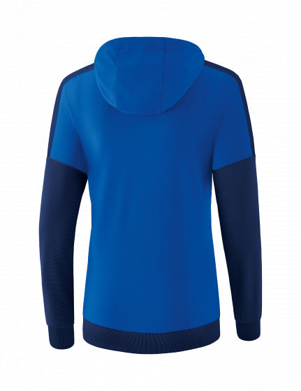 sweatshirt Squad dames polyester blauw/donkerblauw maat 40