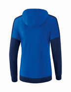 sweatshirt Squad dames polyester blauw/donkerblauw maat 40