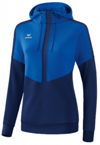 sweatshirt Squad dames polyester blauw/donkerblauw maat 40