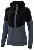 sweatshirt Squad dames polyester grijs/zwart maat 44
