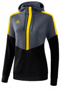 sweatshirt Squad dames polyester grijs/zwart/geel maat 36