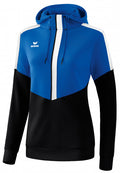 sweatshirt Squad dames polyester zwart/blauw maat 36