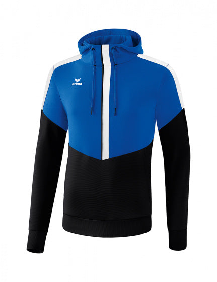 sweatshirt Squad jongens polyester blauw/zwart maat 140