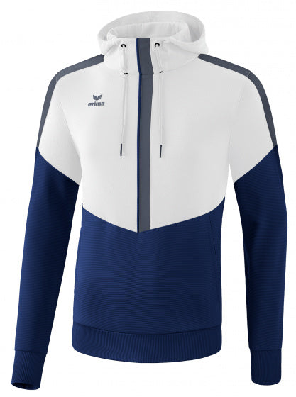 sweatshirt Squad jongens polyester donkerblauw/wit mt 140