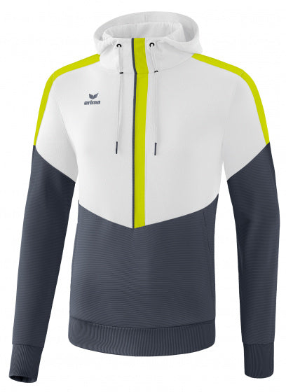 sweatshirt Squad jongens polyester grijs/wit/lime mt 152