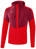 Erima Sweatshirt Squad heren polyester rood/bordeaux mt M