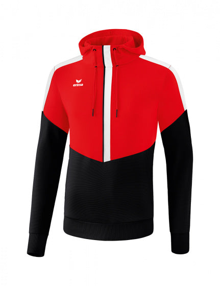 sweatshirt Squad jongens polyester rood/zwart maat 140