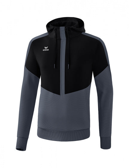 sweatshirt Squad jongens polyester zwart/grijs maat 140