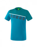 T-shirt 5-C heren polyester/mesh blauw maat XXXL
