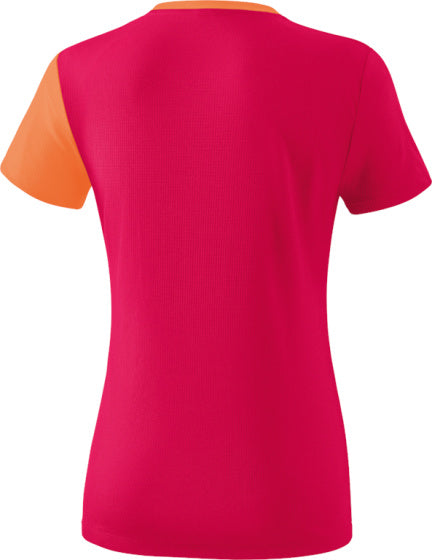 T-shirt 5-C junior polyester donkerroze/oranje maat 128