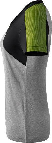 T-shirt Premium One 2.0 dames polyester grijs/zwart maat 48
