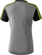 T-shirt Premium One 2.0 dames polyester grijs/zwart maat 42
