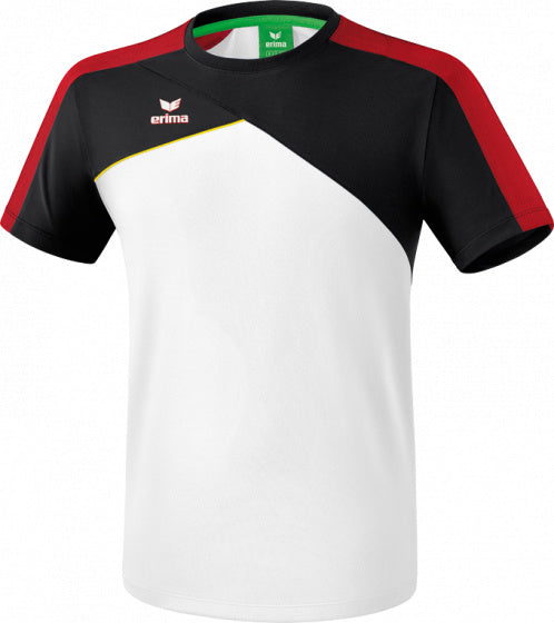 T-shirt Premium One 2.0 heren polykatoen wit/zwart mt XXL