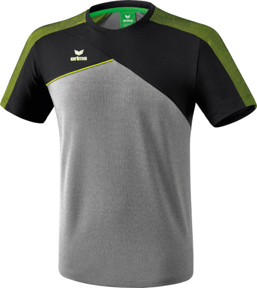 T-shirt Premium One 2.0 junior polyester grijs/zwart maat 128