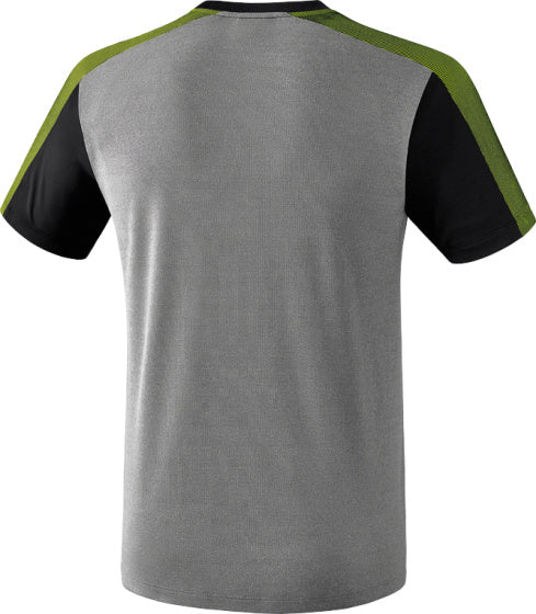 T-shirt Premium One 2.0 junior polyester grijs/zwart maat 128