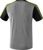 T-shirt Premium One 2.0 junior polyester grijs/zwart maat 152