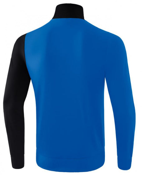trainingsjack 5-C junior polyester blauw/zwart maat 152