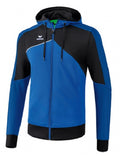trainingsjack heren katoen zwart/blauw maat 3XL
