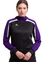 trainingsjack League 2.0 dames polyester zwart/paars mt 38