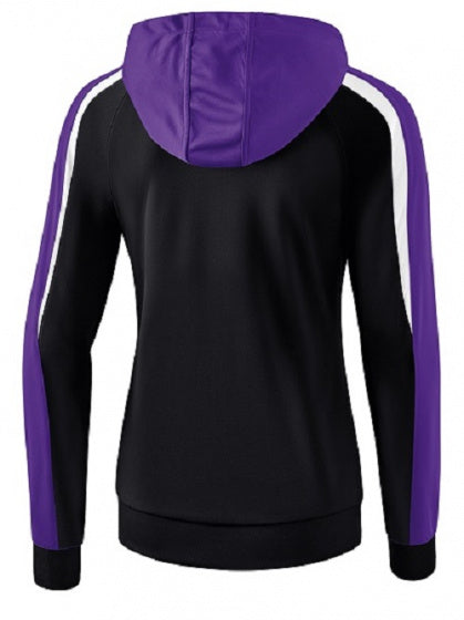 trainingsjack League 2.0 dames polyester zwart/paars mt 38
