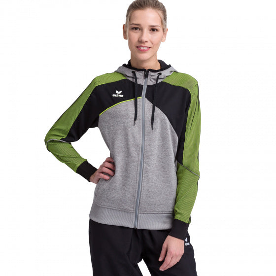 trainingsjack Premium One 2.0 dames groen/grijs maat 46
