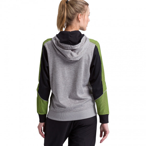 trainingsjack Premium One 2.0 dames groen/grijs maat 46