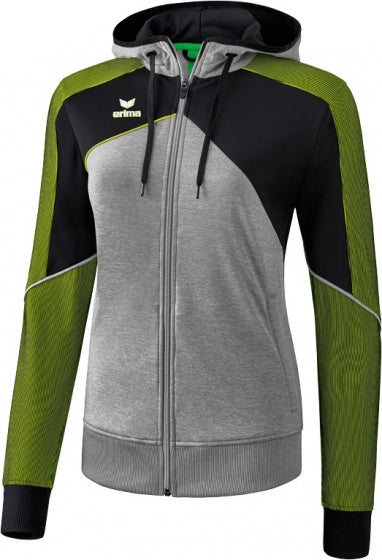 trainingsjack Premium One 2.0 dames groen/grijs maat 48