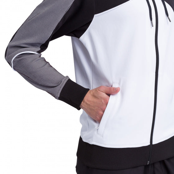 trainingsjack Premium One 2.0 dames polyester grijs mt 44