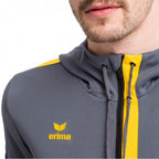 trainingsjack Squad heren polyester geel/zwart maat S