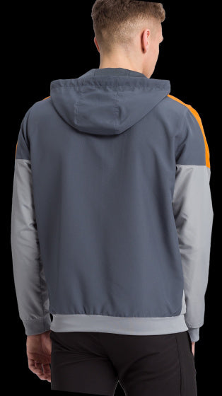 trainingsjack Squad heren polyester grijs mt XXL