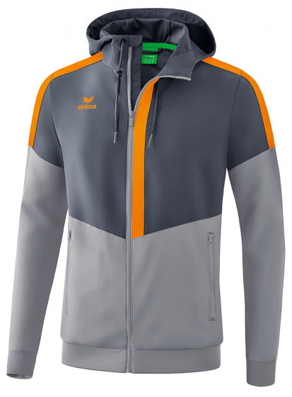 trainingsjack Squad heren polyester grijs mt XXL