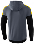 trainingsjack Squad heren polyester grijs/zwart maat L