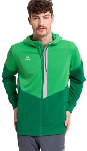 trainingsjack Squad heren polyester groen maat 3XL