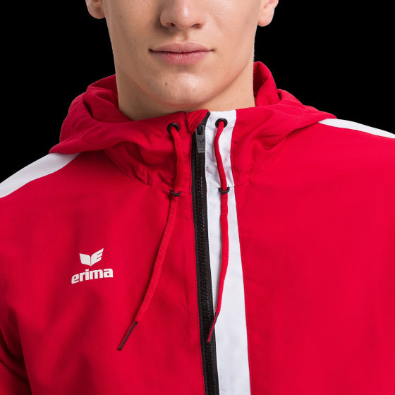 trainingsjack Squad heren polyester rood/zwart maat XXL