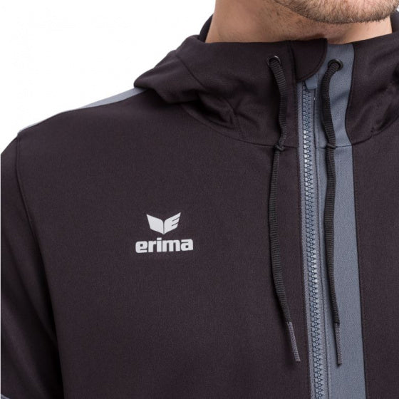 trainingsjack Squad heren polyester grijs/zwart mt XXL