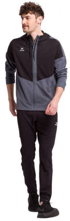 trainingsjack Squad heren polyester grijs/zwart mt XXL
