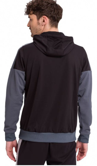 trainingsjack Squad heren polyester grijs/zwart mt XXL