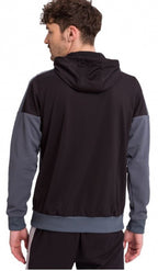 trainingsjack Squad heren polyester grijs/zwart maat 3XL