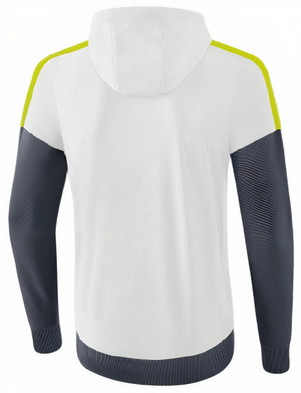 trainingsjack Squad junior wit/grijs maat 128