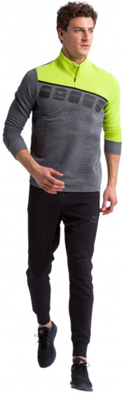 trainingstop 5-C polyester grijs/lime maat 3XL