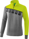 trainingstop 5-C polyester grijs/lime maat 3XL