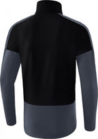 trainingstop Squad polyester grijs/zwart maat S