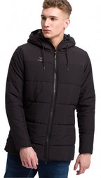 winterjack Squad heren polyester zwart maat S