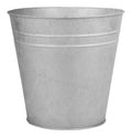 bloempot 23,9 x 25,8 cm 7,7 liter zink zilvergrijs