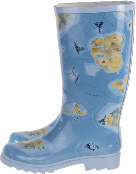 regenlaarzen Oceaan rubber blauw maat 38/39