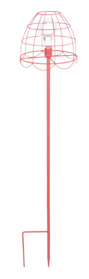 Esschert design Waxinelichthouder tuinlantaarn 137 cm rood