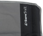 campingstoel Bolzano 89 x 53 cm staal grijs/zwart